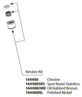 Weymouth Chrome Aerator Kit