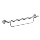 Chrome 24" Grab Bar with Towel Bar