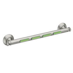 Banbury® 18" Glow-in-the-Dark Grab Bar Spot Resist™ Brushed Nickel