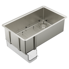 Luxe Chef™ 33” Workstation System Stainless Steel Undermount Single Bowl Sink