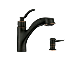 Marbrook One-Handle High Arc Pullout Kitchen Faucet