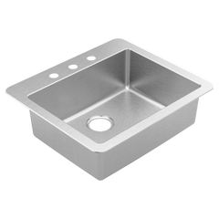 Prep 25" Stainless Steel Drop-in Single Bowl Sink