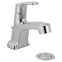 Chateau Chrome one-handle low arc bathroom faucet