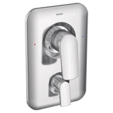 Rizon Chrome Posi-Temp(R) with diverter valve trim