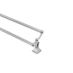 Retreat Chrome 24" Double Towel Bar