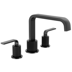 Cambium Chrome two-handle high arc roman tub faucet