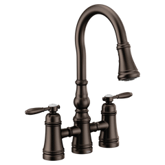 Weymouth Two-Handle High Arc Pulldown Kitchen Faucet
