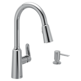 Edwyn One-Handle High Arc Pulldown Kitchen Faucet