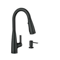 Haelyn One-Handle High Arc Pulldown Kitchen Faucet With ColorCue®
