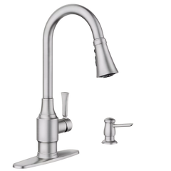 Swinden One-handle High Arc Pulldown Kitchen Faucet