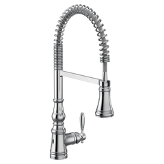 Weymouth MotionSense Wave One-Handle Pre-Rinse Spring Touchless Kitchen Faucet