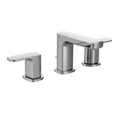 Rizon Chrome two-handle high arc bathroom faucet