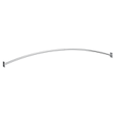Triva Chrome adjustable curved shower rod