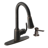 Bayhill One-Handle High Arc Pulldown Kitchen Faucet