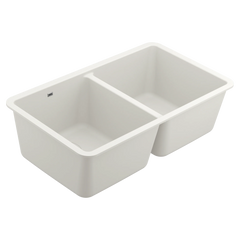 Host 33" Granite Undermount Double Bowl Sink
