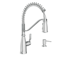 Nolia One-Handle Pre-Rinse Spring Pulldown Kitchen Faucet