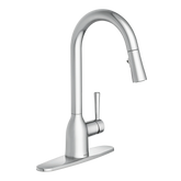 Adler One-Handle High Arc Pulldown Kitchen Faucet