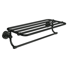 Iso Bathroom Shelf with Towel Bar