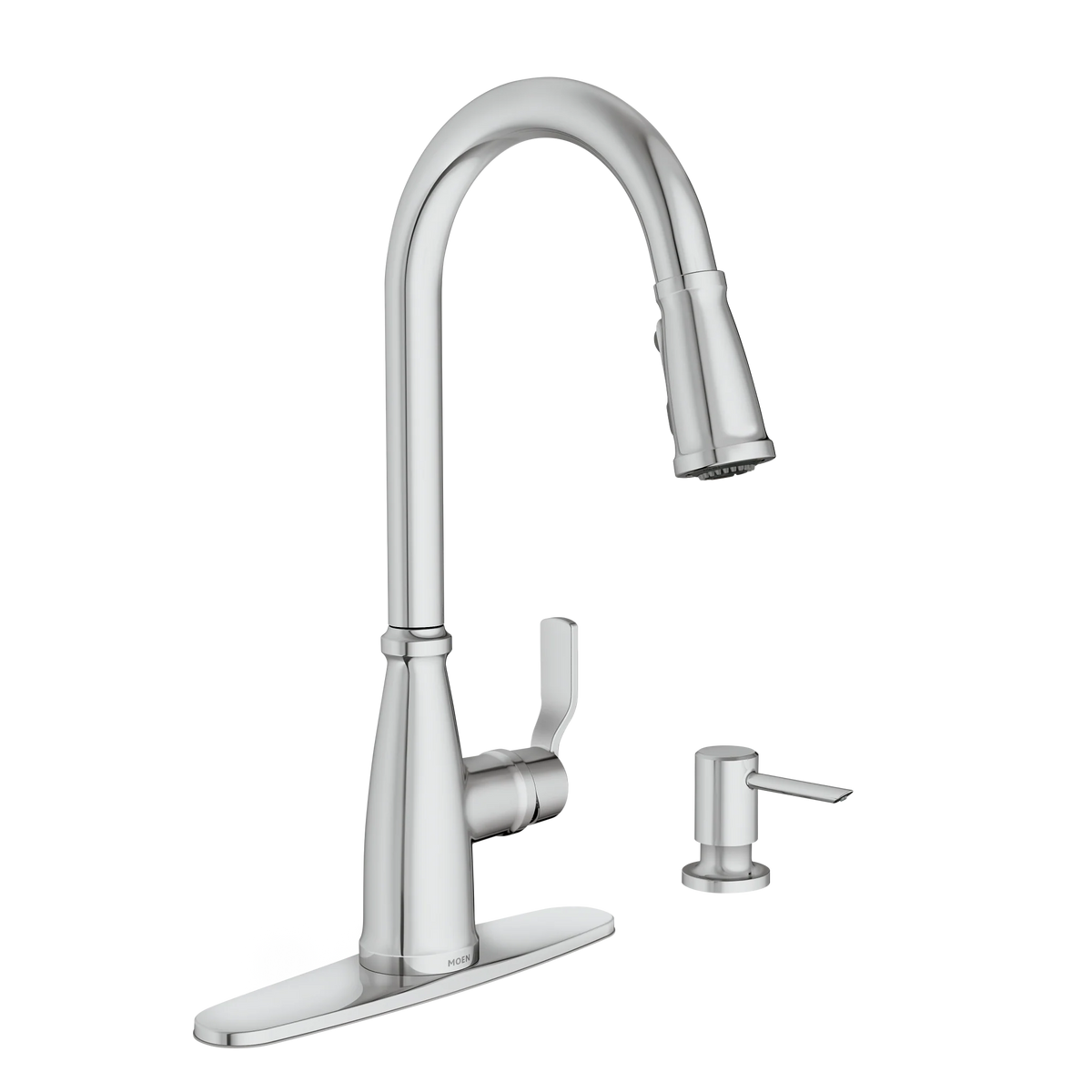 Nolia One-Handle High Arc Pulldown Kitchen Faucet