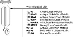 Moen Glacier Drain Plug & Seat