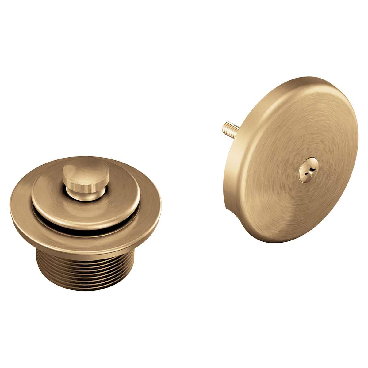 Moen Push-n-lock Tub Drain Kit With 1-1/2" Threads