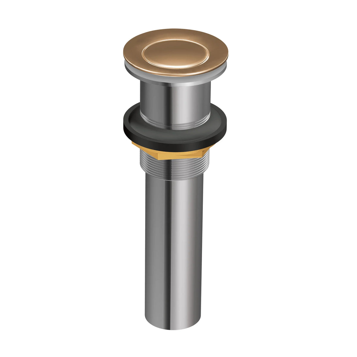 Moen Spring Loaded Push Button Bathroom Drain Assembly (without Overflow)