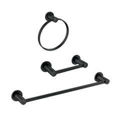 Avri Chrome pivoting paper holder towel bar towel ring