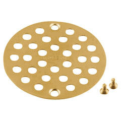 Moen Polished Brass 4" Shower Drain Cover (8.7"L x 5.2"W x .4"H)
