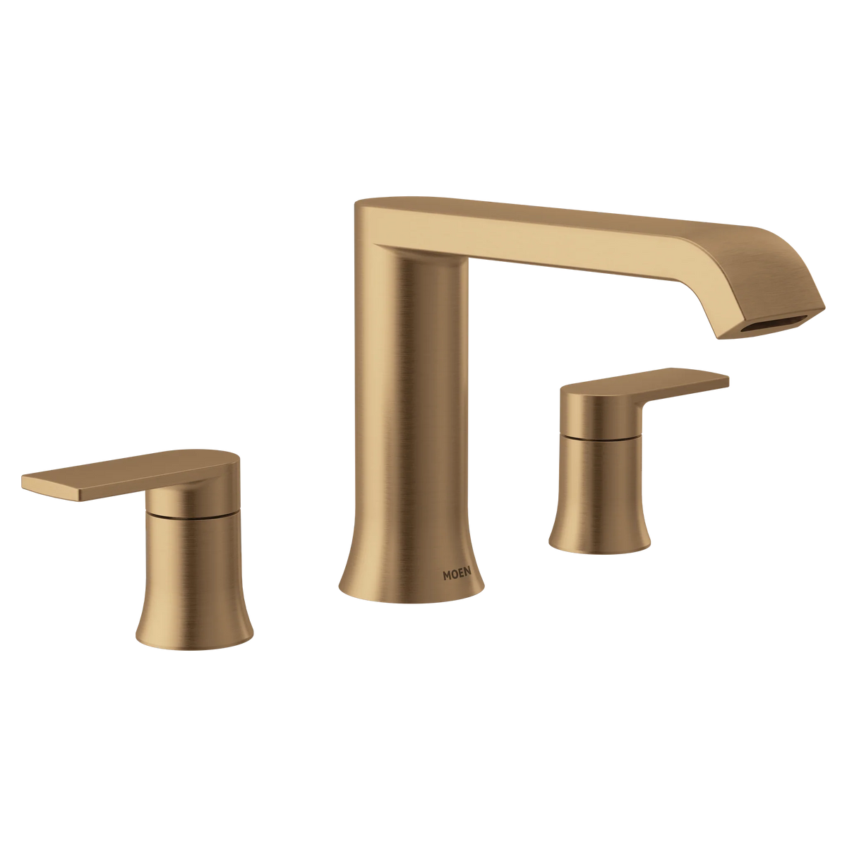 Genta LX Chrome Two-Handle Low Arc Roman Tub Faucet