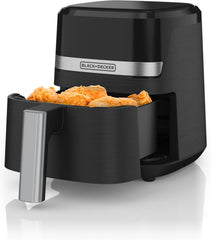 BLACK+DECKER Purifry 6QT Air Fryer, Crispy Deep Fried Taste without the Fat, Plus Bake, Dehydrate, and Keep Food Warm, Digital Touchscreen and Auto Shut-Off(2 QT)