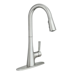 Mikah One-Handle High Arc Pulldown Kitchen Faucet