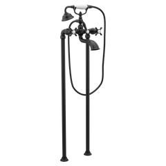 Weymouth Chrome Two-Handle Tub Filler including Handheld Shower