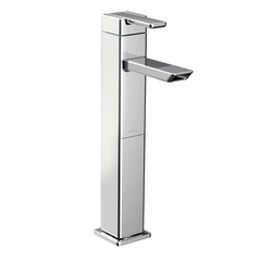 90 Degree One-Handle High Arc Vessel Bathroom Faucet