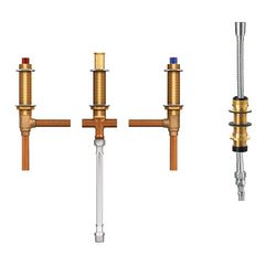 M-pact Roman Tub With Diverter Adjustable 1/2" Cc Connection