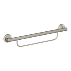 Chrome 24" Grab Bar with Towel Bar